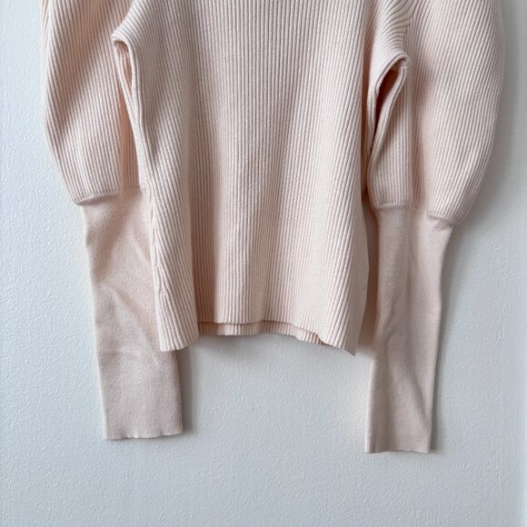 Jonathan Simkhai Levy Ribbed Puff Shoulder Sweater - Picture 5 of 7